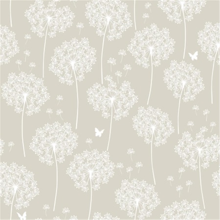 Doba-Bnt Dandelion Peel and Stick Wallpaper, Taupe SA2532164